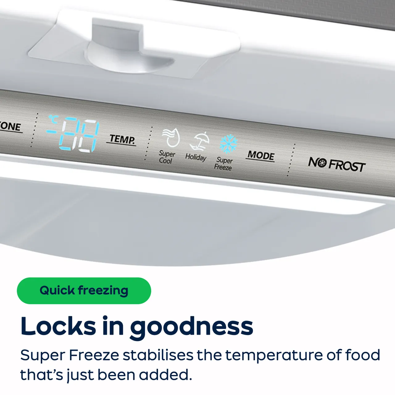 Hisense FT3B213SAWE Integrated 177cm High Frost Free Upright Freezer with Fixed Door Fixing Kit - E Rated (EX-DISPLAY/A)