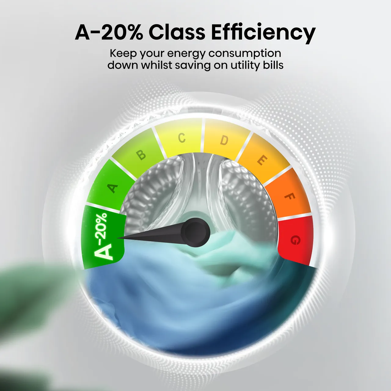 Hisense 3S Series WF3S1043BT3 10.5kg WiFi Connected Washing Machine with 1400 rpm - Titanium - A Rated (EX-DISPLAY/B)