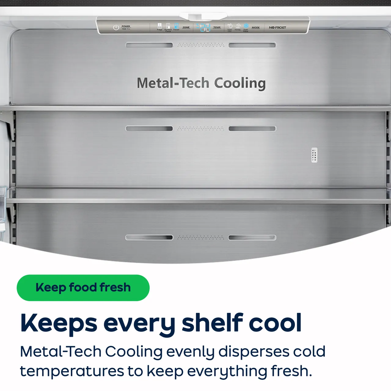 Hisense KitchenFit RQ768N4GBE Total No Frost American Fridge Freezer - Black Glass - E Rated (EX-DISPLAY/B)
