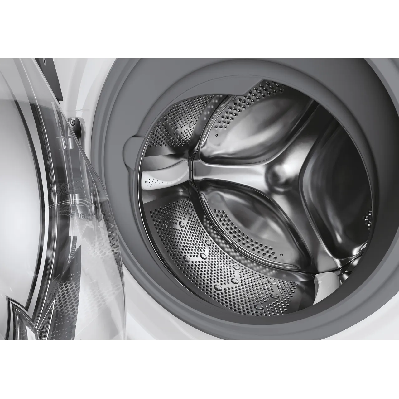 Hoover H-WASH&DRY 350 H3DPS41066TAMB80 Wifi Connected 10Kg / 6Kg Washer Dryer with 1400 rpm - White - D Rated [Wash&Dry], A Rated [Wash Only] (EX-DISPLAY/A)
