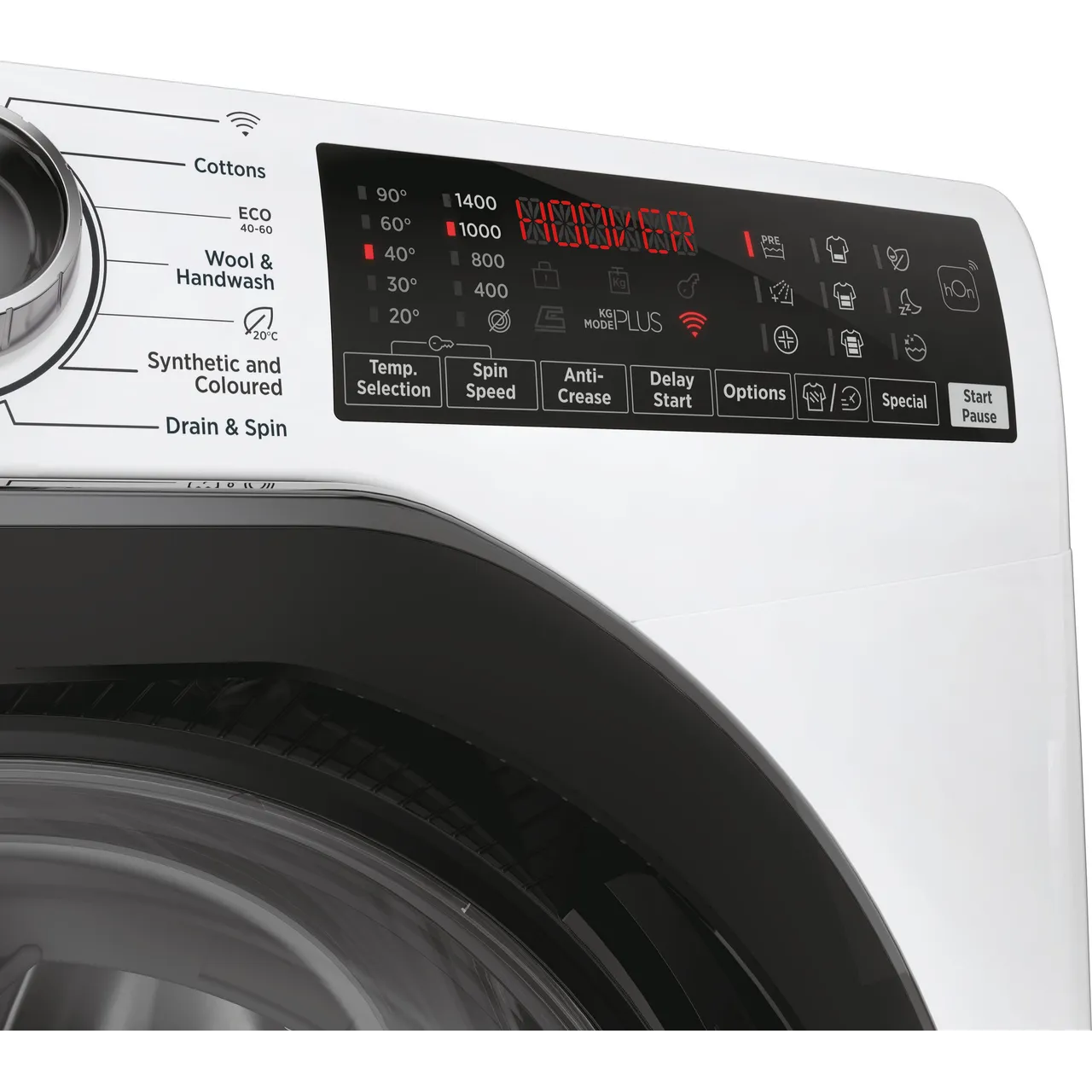 HOOVER H-Wash 350 H3WPS696TAM6-80 WiFi-enabled 9 kg 1600rpm Washing Machine - White (EX-DISPLAY/B)
