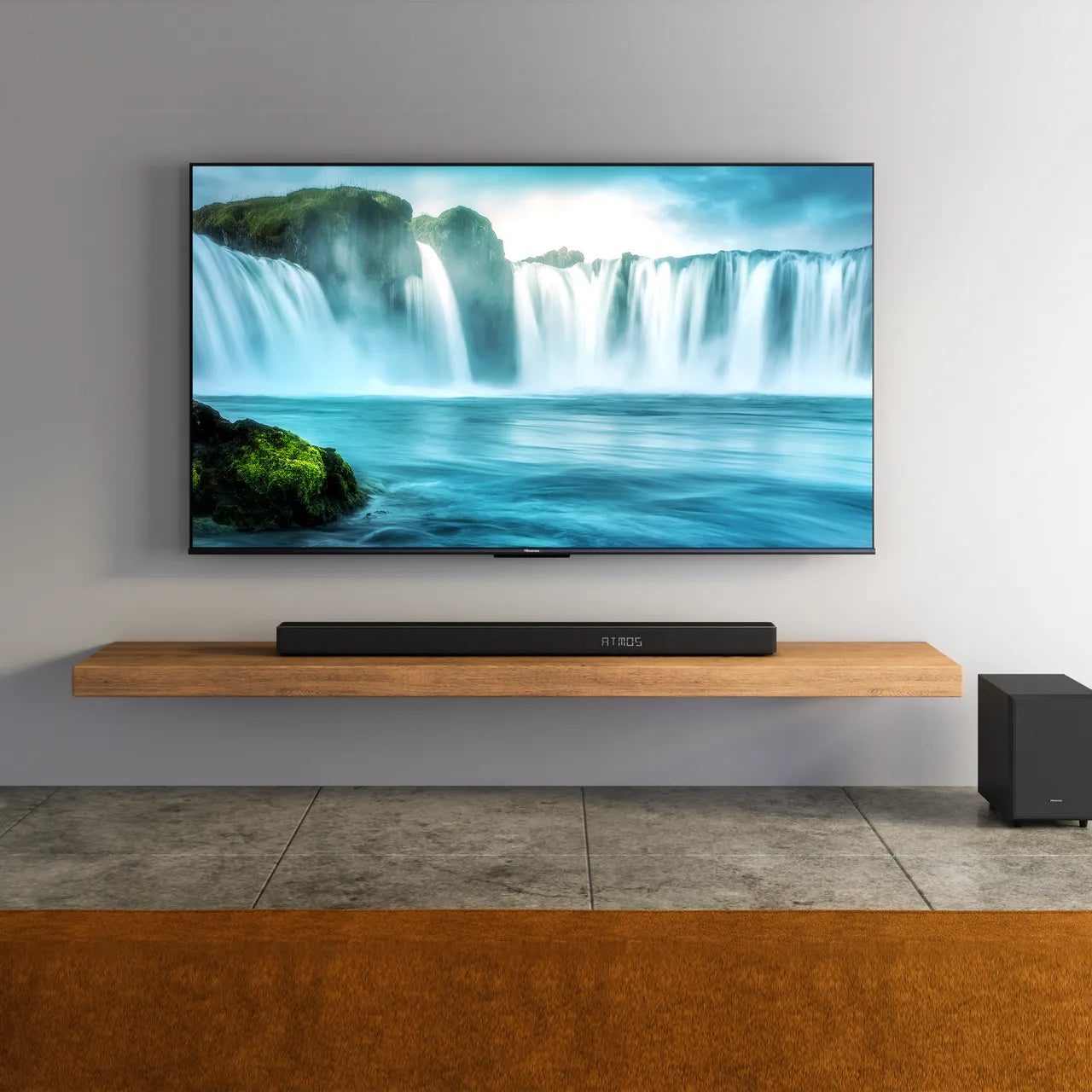 Hisense AX3120G 3.1.2 Soundbar with Wireless Subwoofer - Black