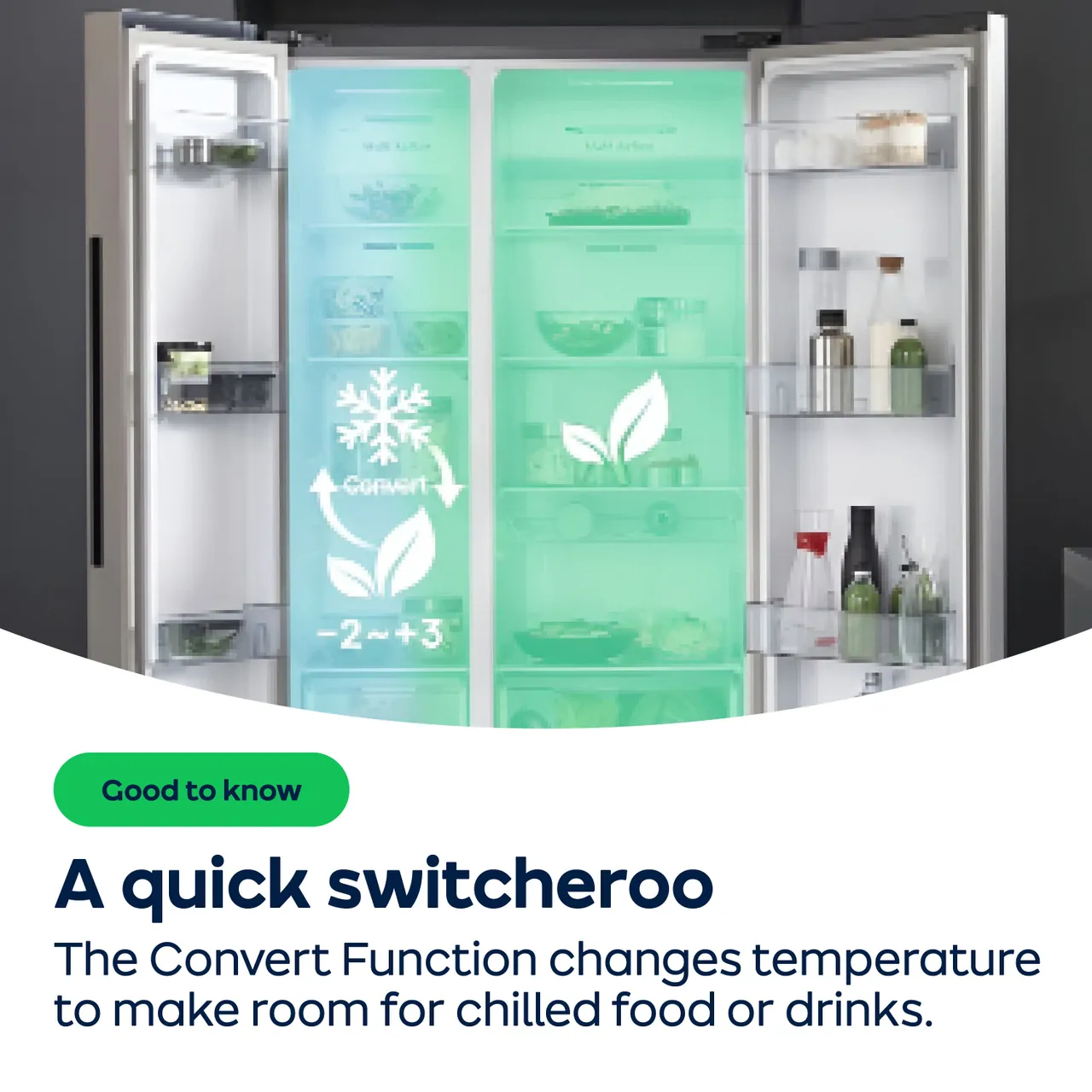 Hisense FT3B213SAWE Integrated 177cm High Frost Free Upright Freezer with Fixed Door Fixing Kit - E Rated (EX-DISPLAY/A)