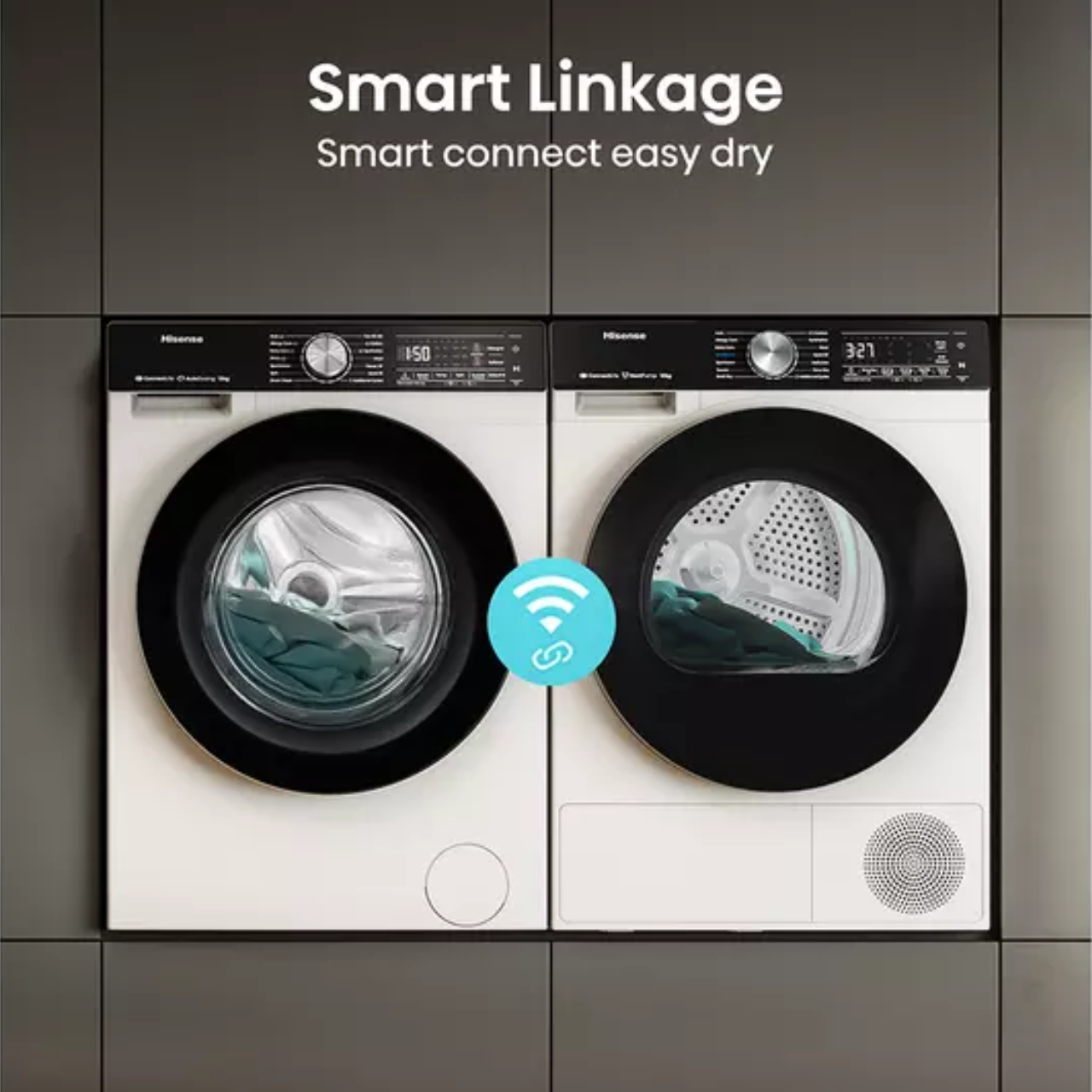 Hisense 5S Series WF5S1245BW 12kg Washing Machine with 1400 rpm - White - A Rated (EX-DISPLAY/C)