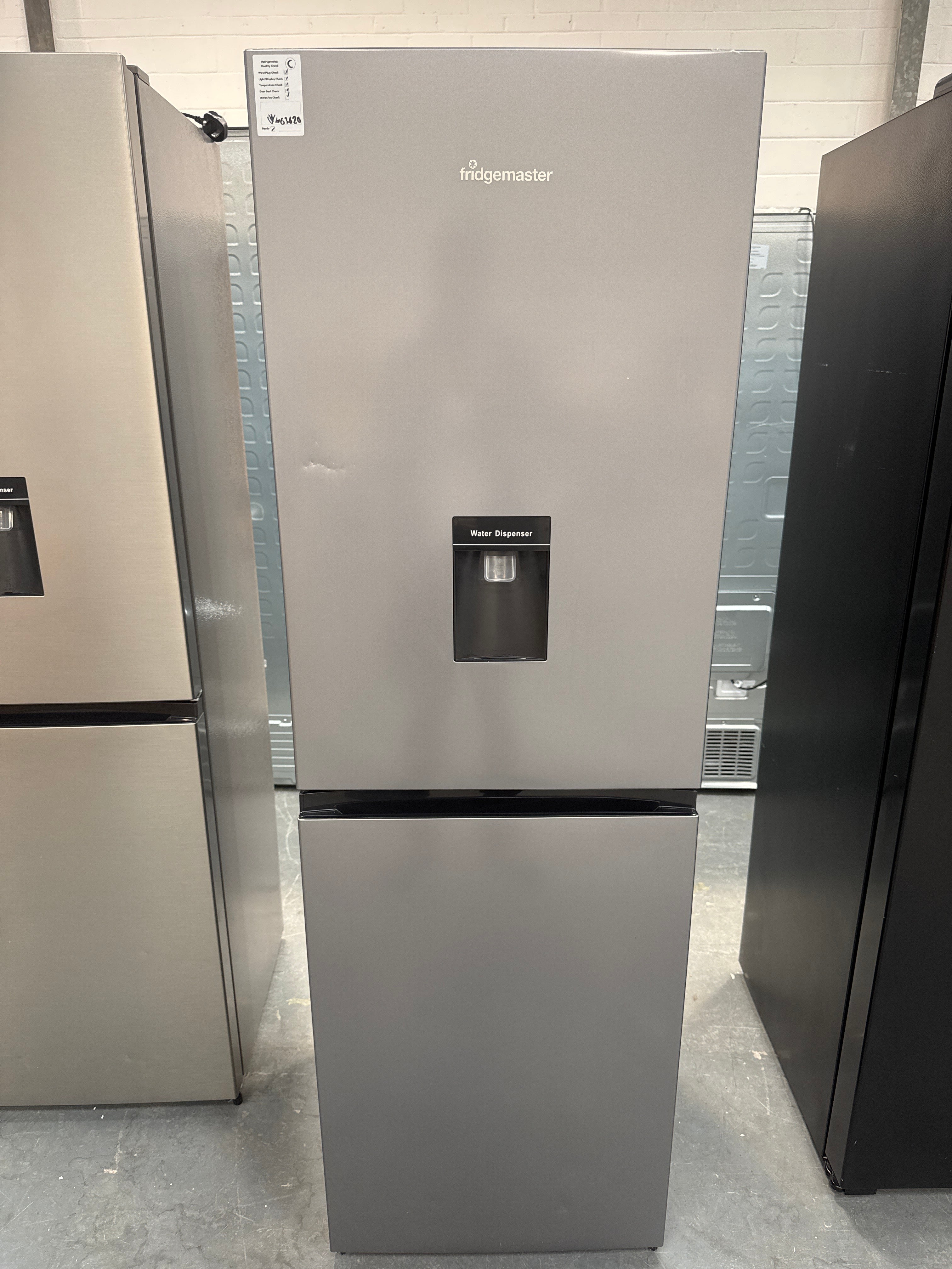 Fridgemaster MC55240DES Fridge Freezer - Silver #63620