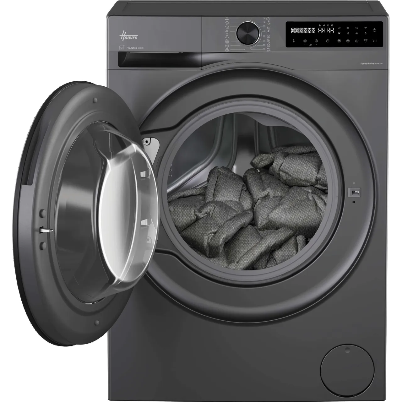 Hoover Pro Wash Series 5 HBP 410BL8G-80 10kg Washing Machine with 1400 rpm - Graphite - A Rated (EX-DISPLAY/B)