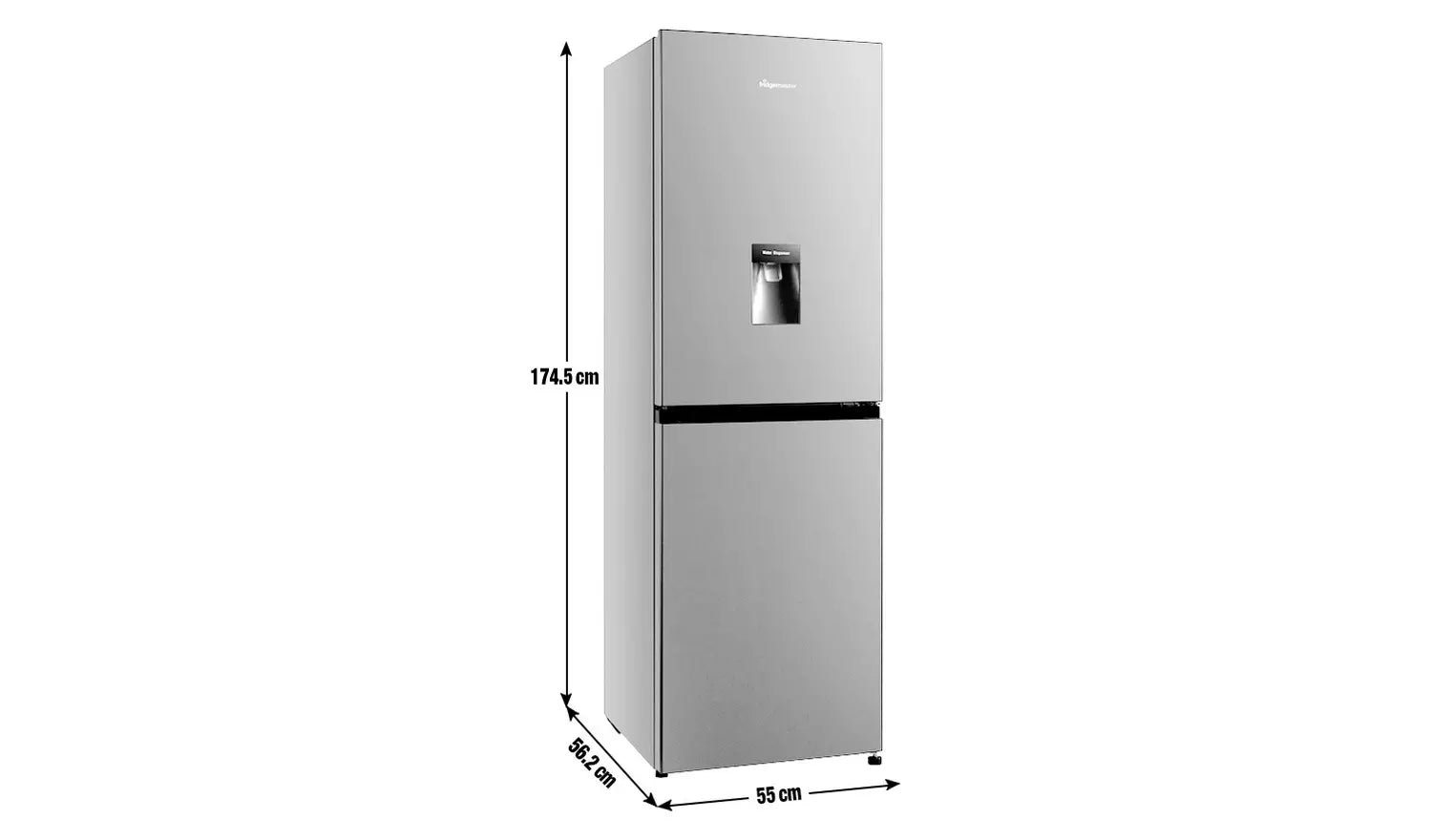 Fridgemaster MC55240MDFB Fridge Freezer - Black (EX-DISPLAY/C)