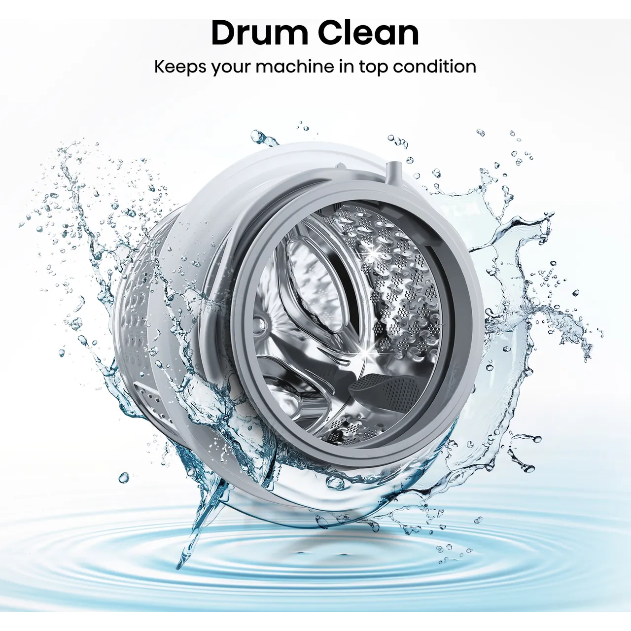 Hisense 1Q Series WF1Q8041BW 8kg Washing Machine with 1400 rpm - White - A Rated