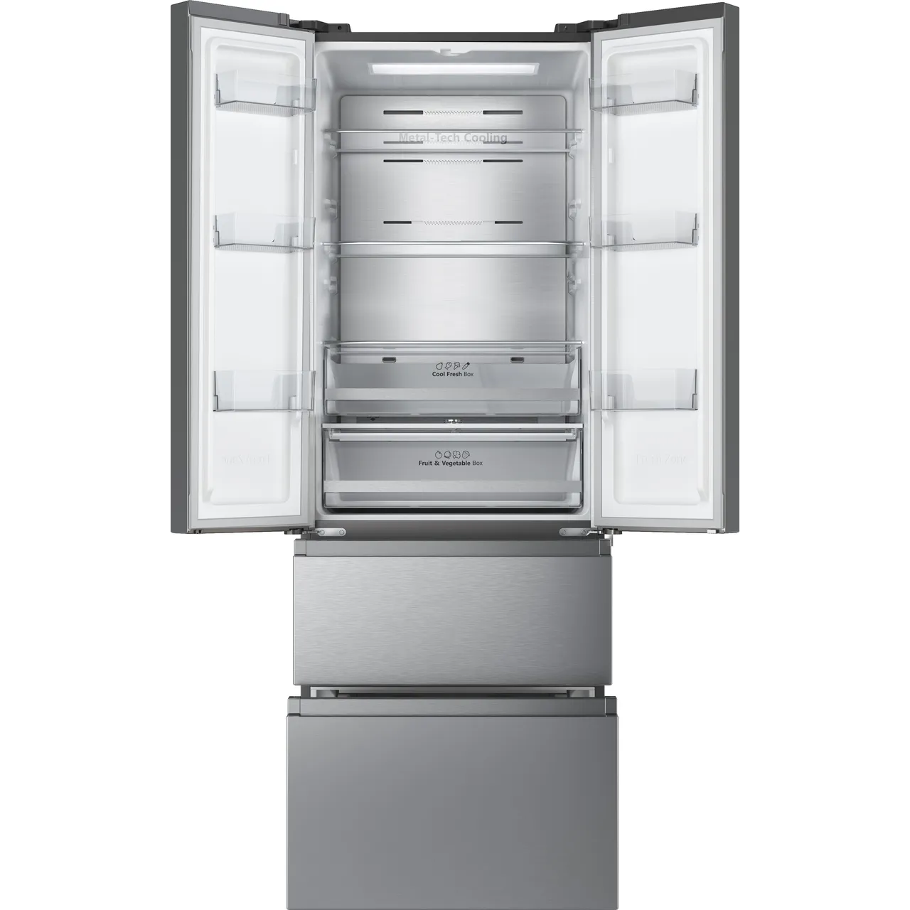 Hisense PureFlat RF632N4AIE1 Total No Frost Multi-door American Fridge Freezer - Stainless Steel look (EX-DISPLAY/B)