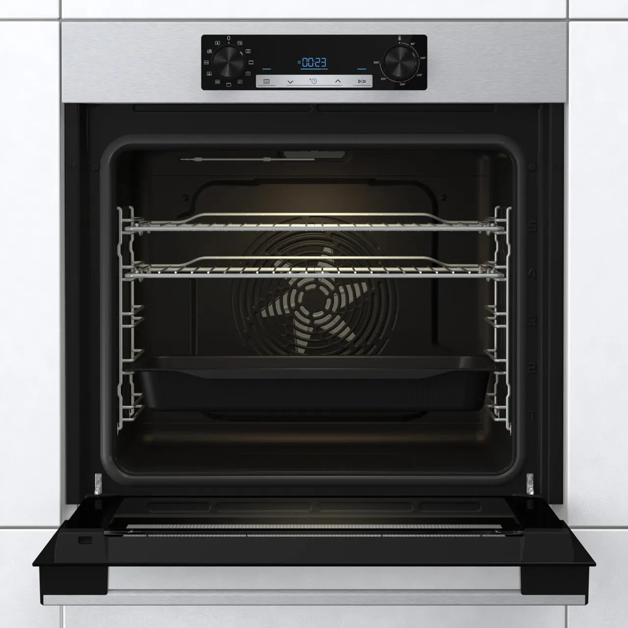 Hisense BI62212AXUK Built In Electric Single Oven - Stainless Steel - A Rated (EX-DISPLAY/A)