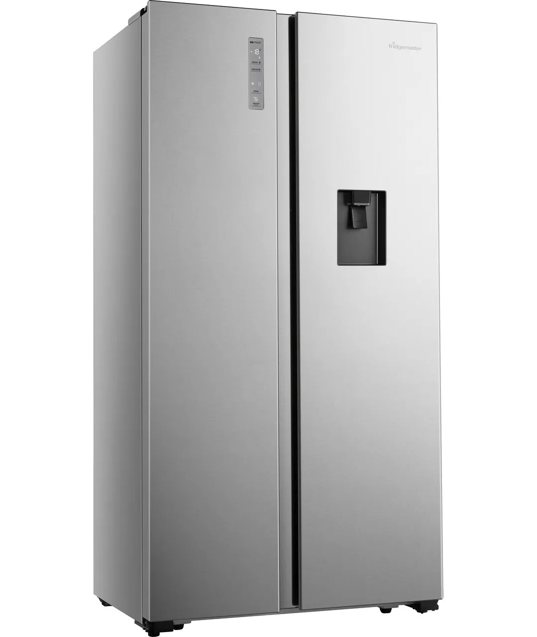 Fridgemaster MS91520DES Non-Plumbed Total No Frost American Fridge Freezer - Silver (EX-DISPLAY/B)