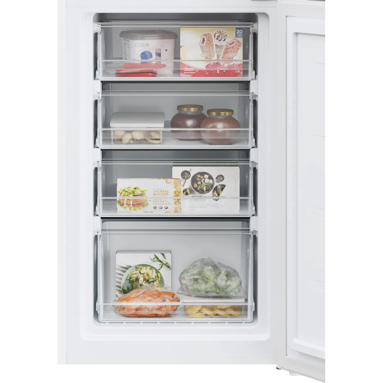 Hoover H-FRIDGE 300 HOCT3L517EWK-1 176cm 50/50 Fridge Freezer - White - E Rated (EX-DISPLAY/C)