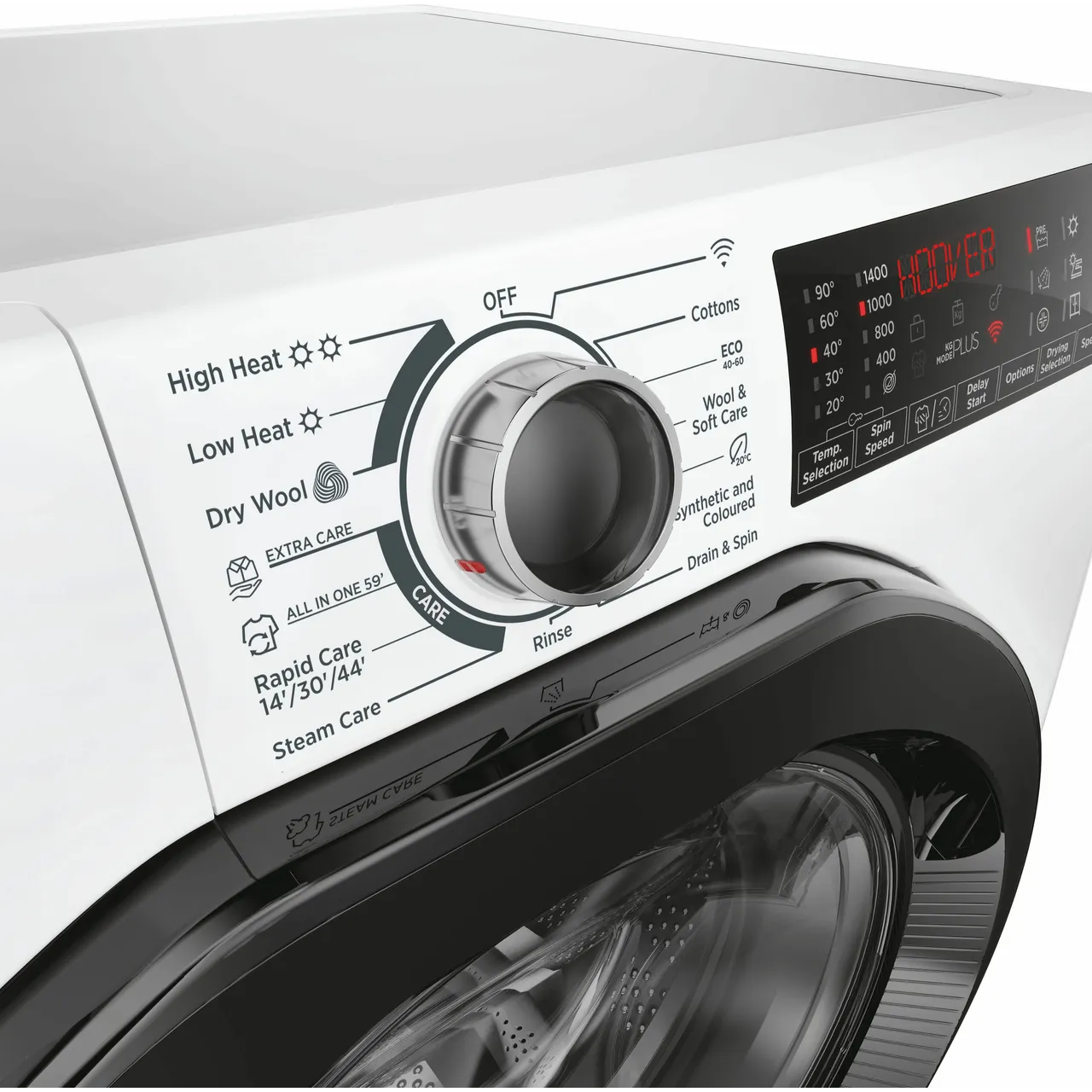 Hoover H-WASH&DRY 350 H3DPS41066TAMB80 Wifi Connected 10Kg / 6Kg Washer Dryer with 1400 rpm - White - D Rated [Wash&Dry], A Rated [Wash Only] (EX-DISPLAY/A)