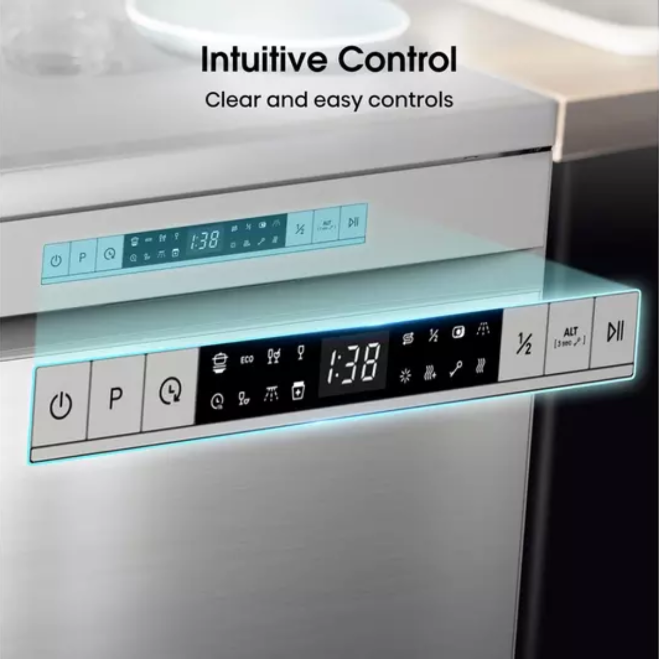 Hisense HS622E90XUK Standard Dishwasher - Stainless Steel (EX-DISPLAY/C)