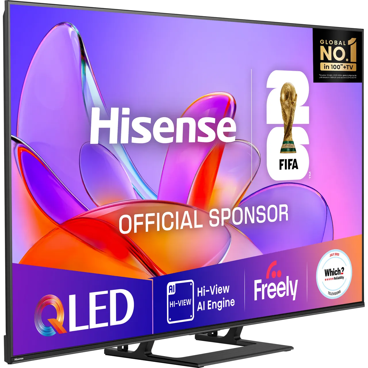 Hisense A7Q 65" 4K Ultra HD QLED Smart Freely TV [2025] - 65A7QTUK