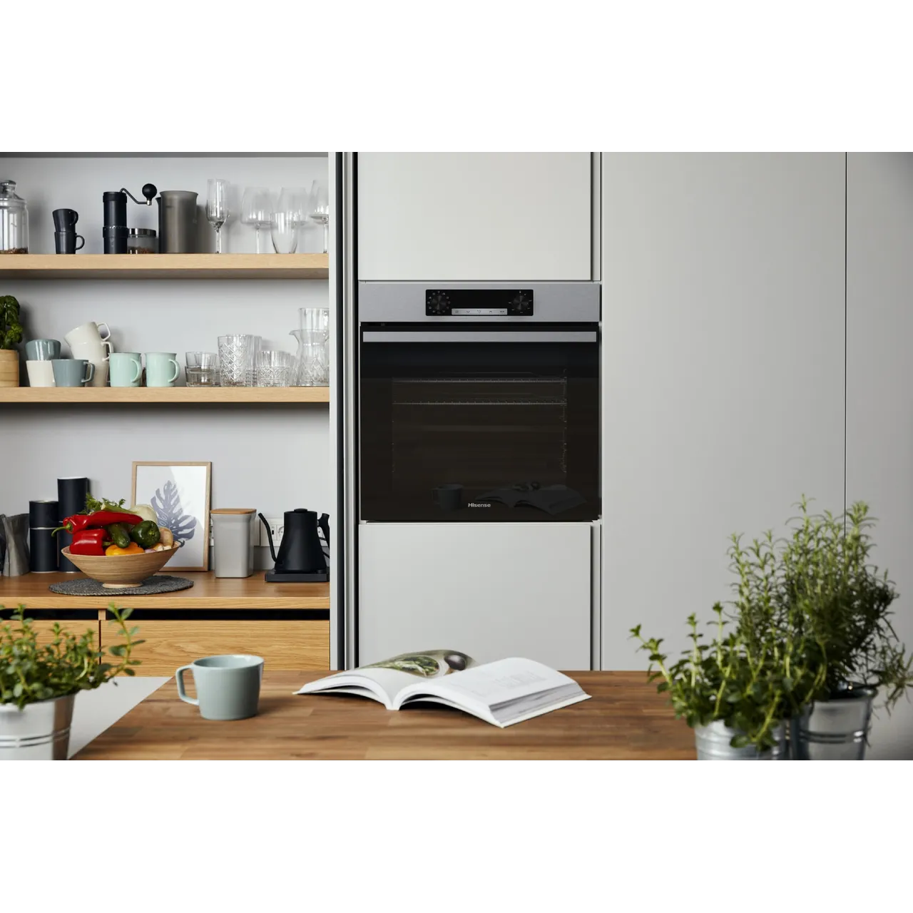Hisense BI62211CX Built In Electric Single Oven - Stainless Steel - A Rated (EX-DISPLAY/B)