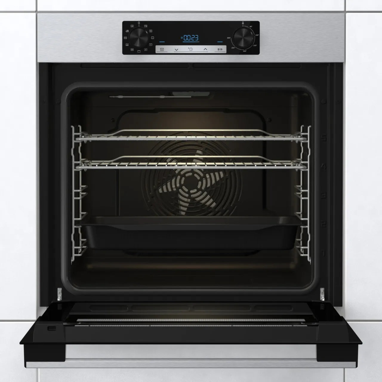 Hisense BI62212AXUK Built In Electric Single Oven - Stainless Steel - A Rated (EX-DISPLAY/A)