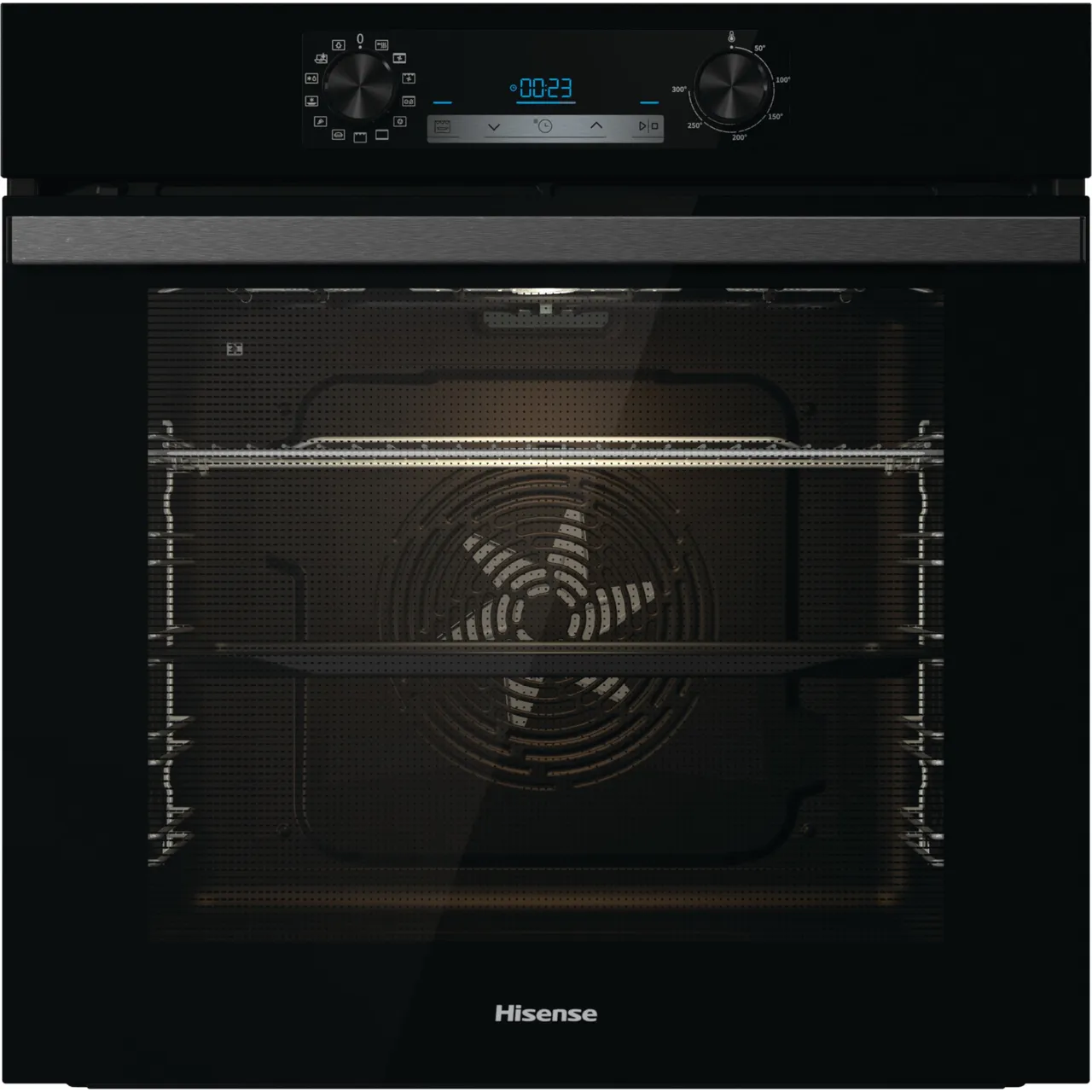 Hisense BI64211PB Built In Electric Single Oven and Pyrolytic Cleaning - Black - A+ Rated (EX-DISPLAY/A)