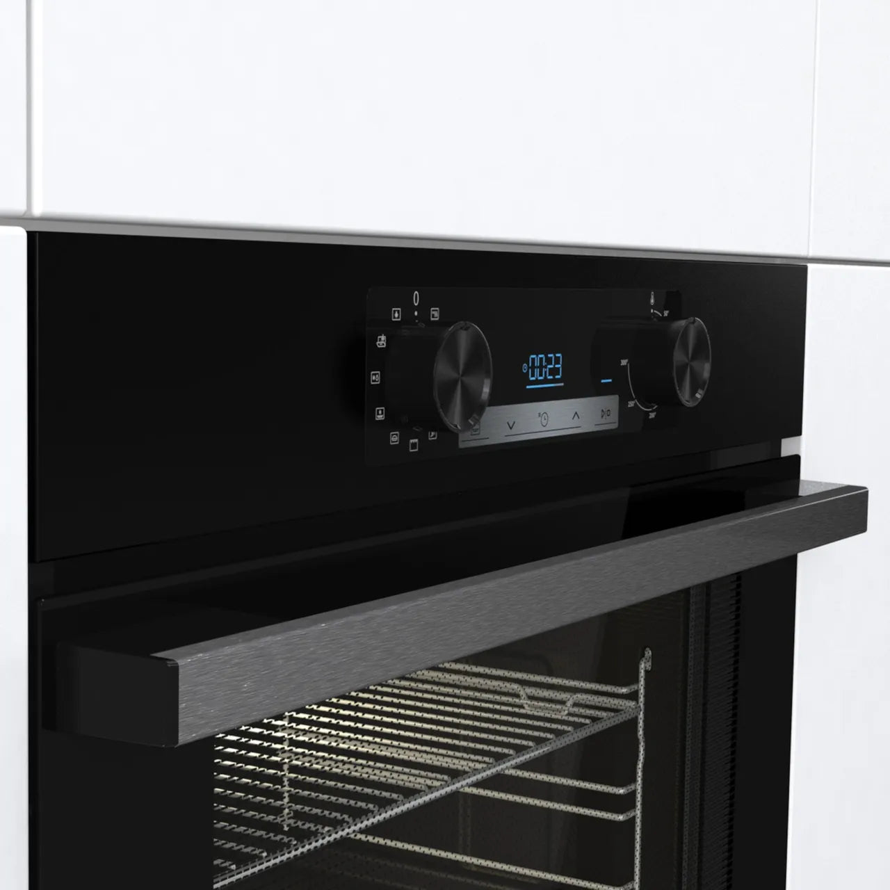 Hisense BI64211PB Built In Electric Single Oven and Pyrolytic Cleaning - Black - A+ Rated (EX-DISPLAY/A)