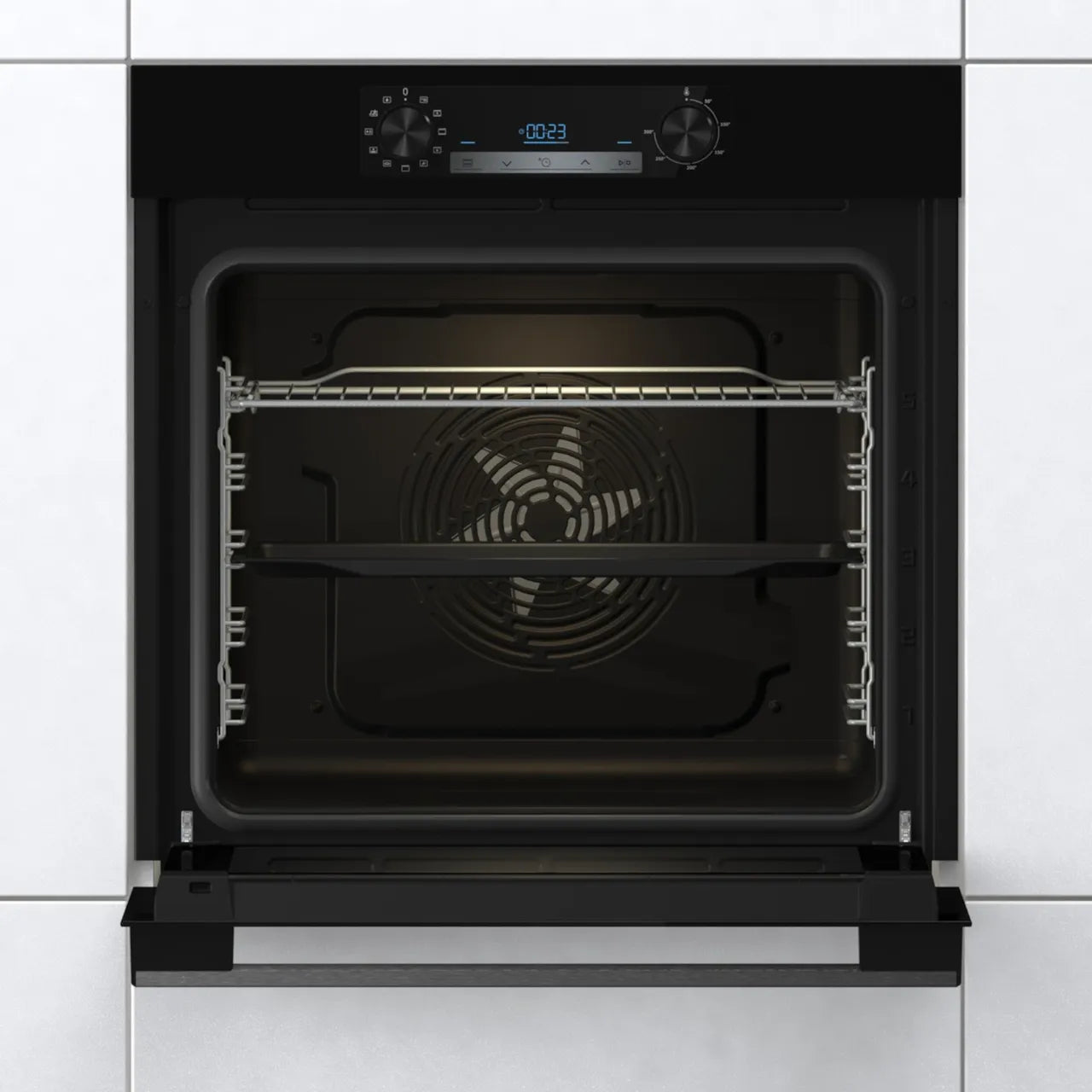 Hisense BI64211PB Built In Electric Single Oven and Pyrolytic Cleaning - Black - A+ Rated (EX-DISPLAY/A)