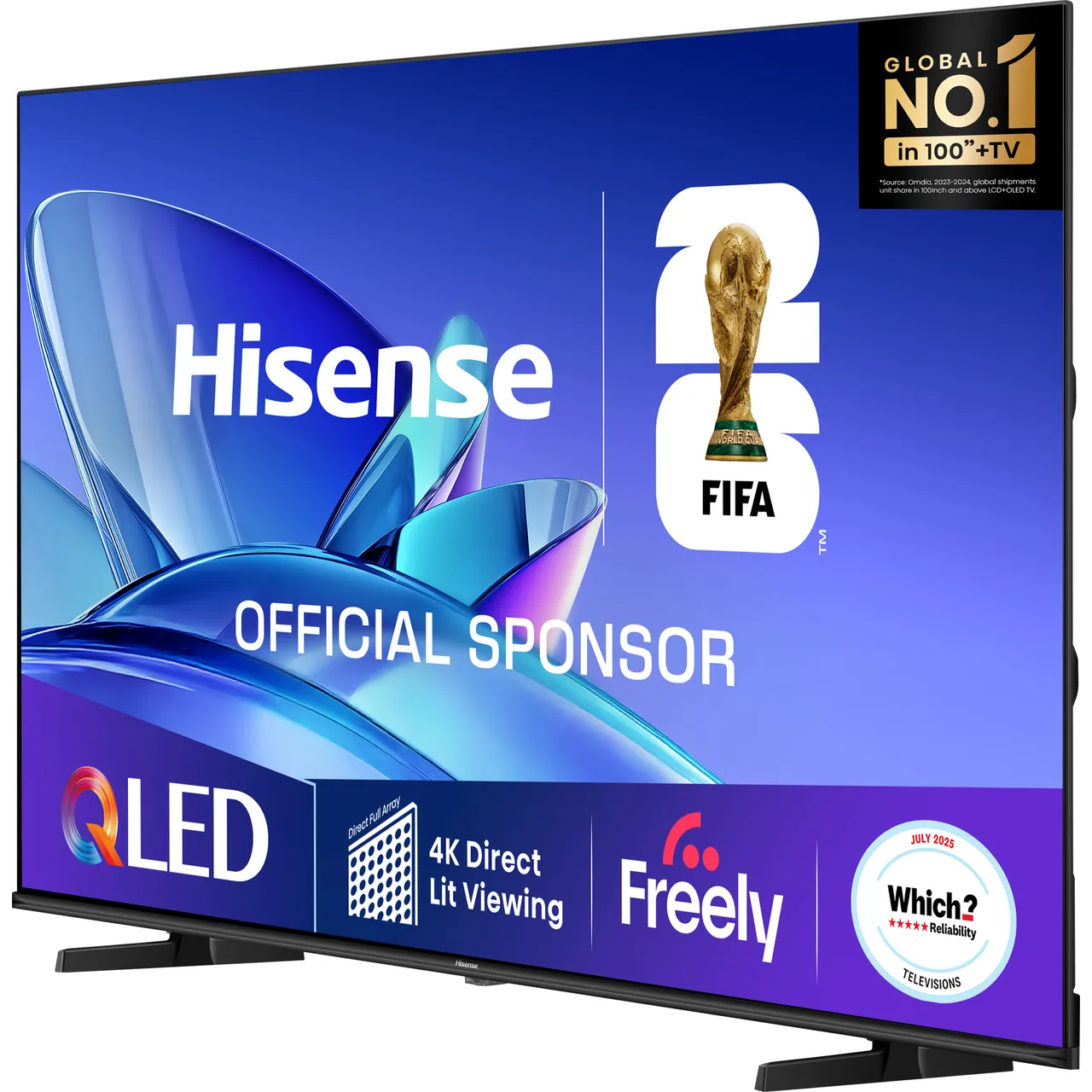 Hisense E7Q 65" 4K Ultra HD QLED Smart TV - 65E78QTUK