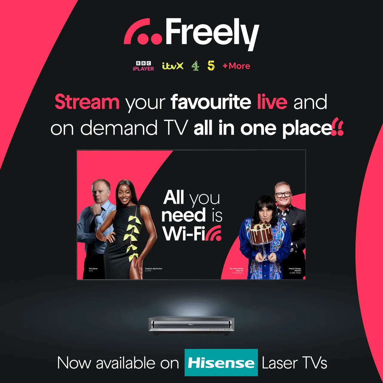 Hisense PX3 4K Ultra HD 4K Ultra HD Laser Projector - Grey (EX-DISPLAY/B)