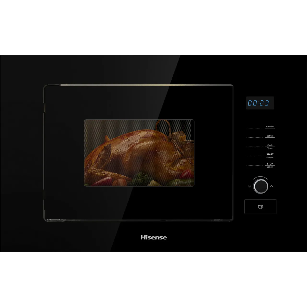 Hisense HB20MOBX5UK 39cm High, Built In Small Microwave - Black (EX-DISPLAY/A)