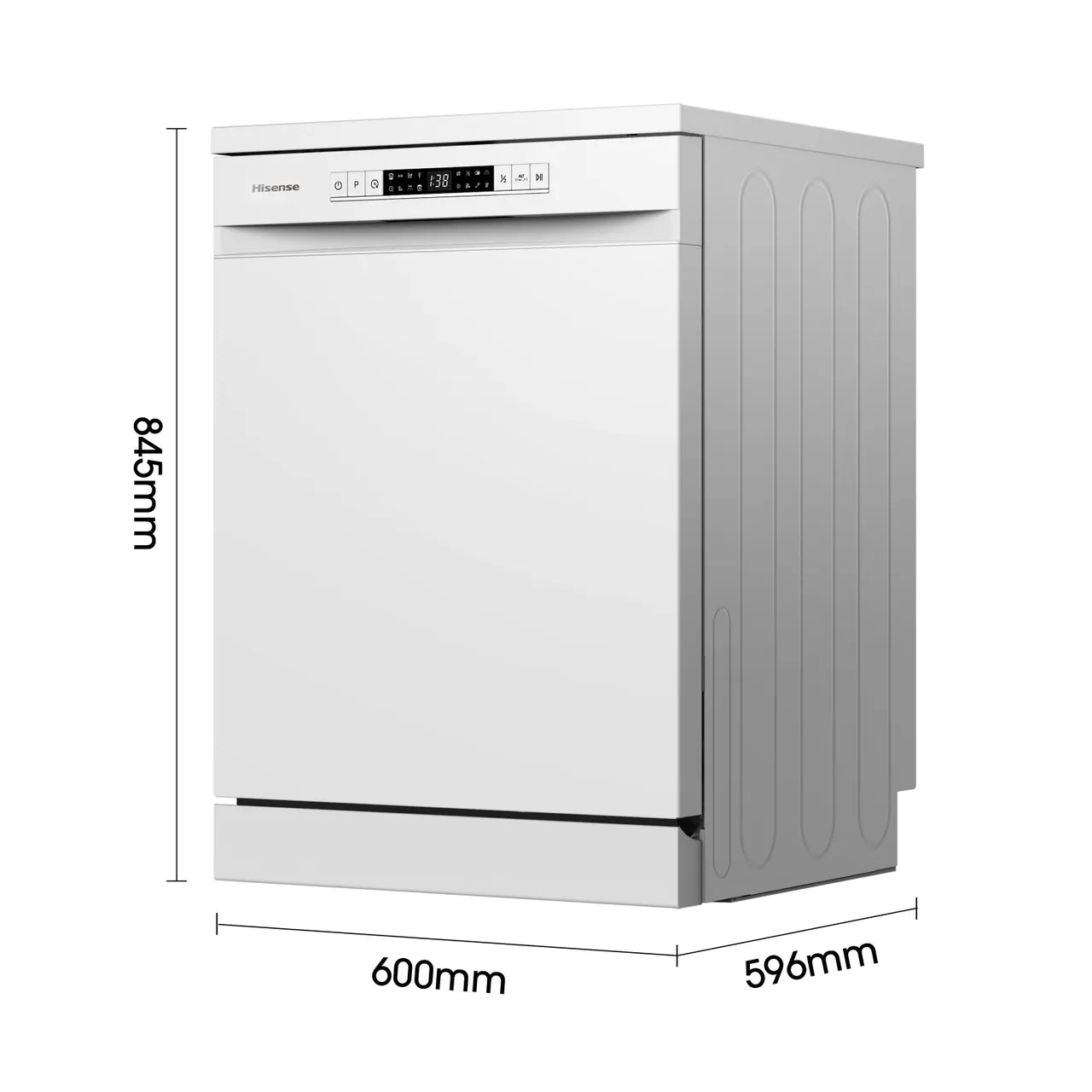 Hisense HS622E90WUK Standard Dishwasher - White (EX-DISPLAY/B)