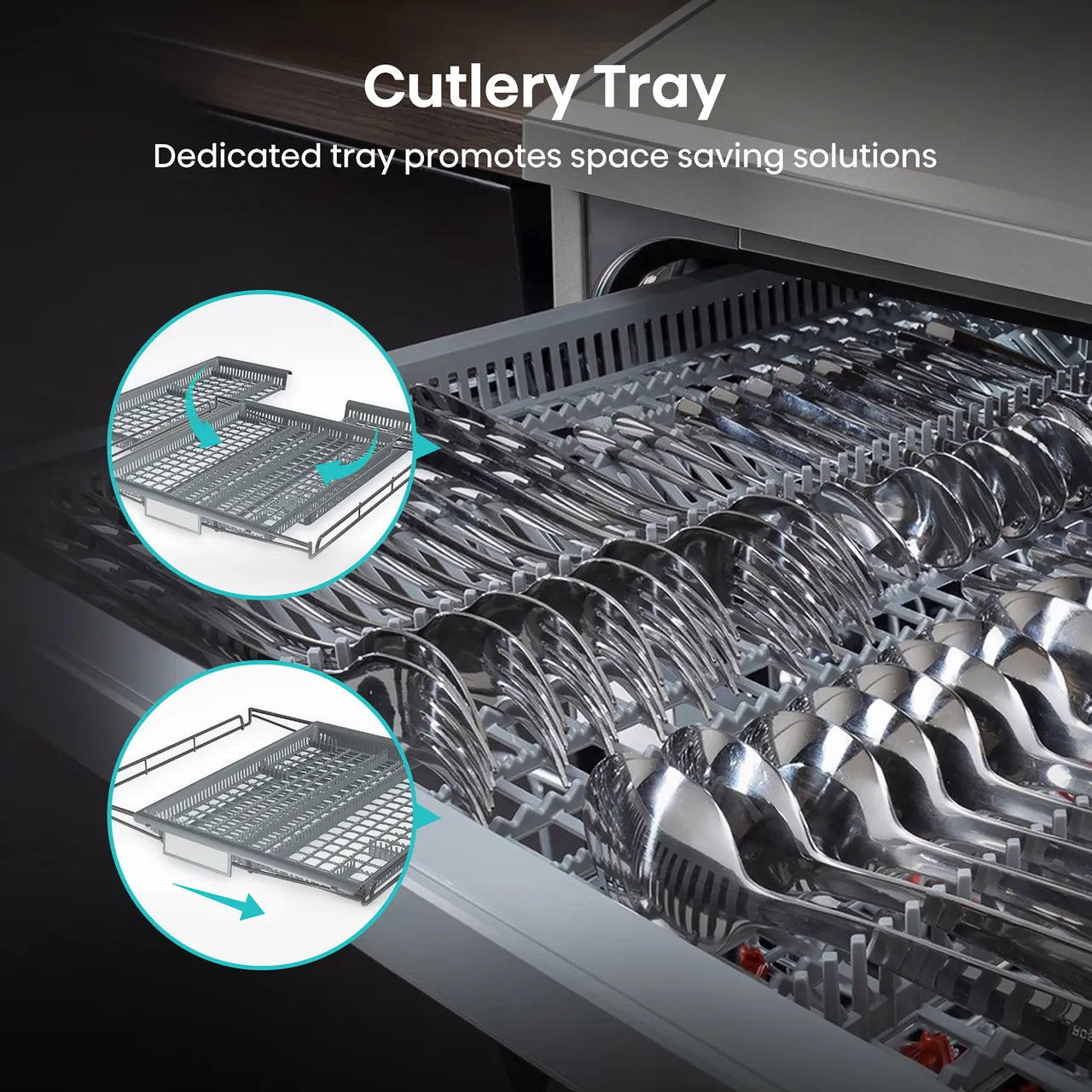 Hisense HS693C60XADUK Wifi Connected Standard Dishwasher - Stainless Steel (EX-DISPLAY/B)