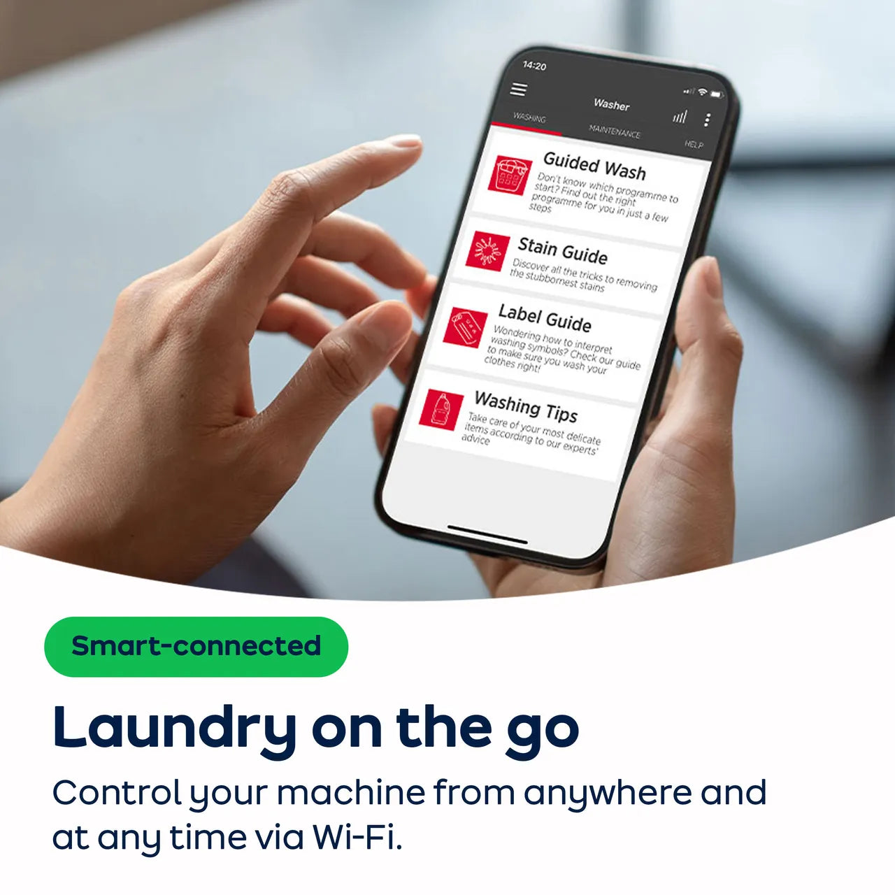 Hoover H-DRY 350 HRE C9TBE-80 Wifi Connected 9Kg Condenser Tumble Dryer - White - B Rated (EX-DISPLAY/B)