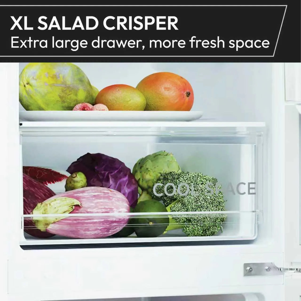 Hoover H-FRIDGE 300 HOCT3L517EWK-1 176cm 50/50 Fridge Freezer - White - E Rated (EX-DISPLAY/C)