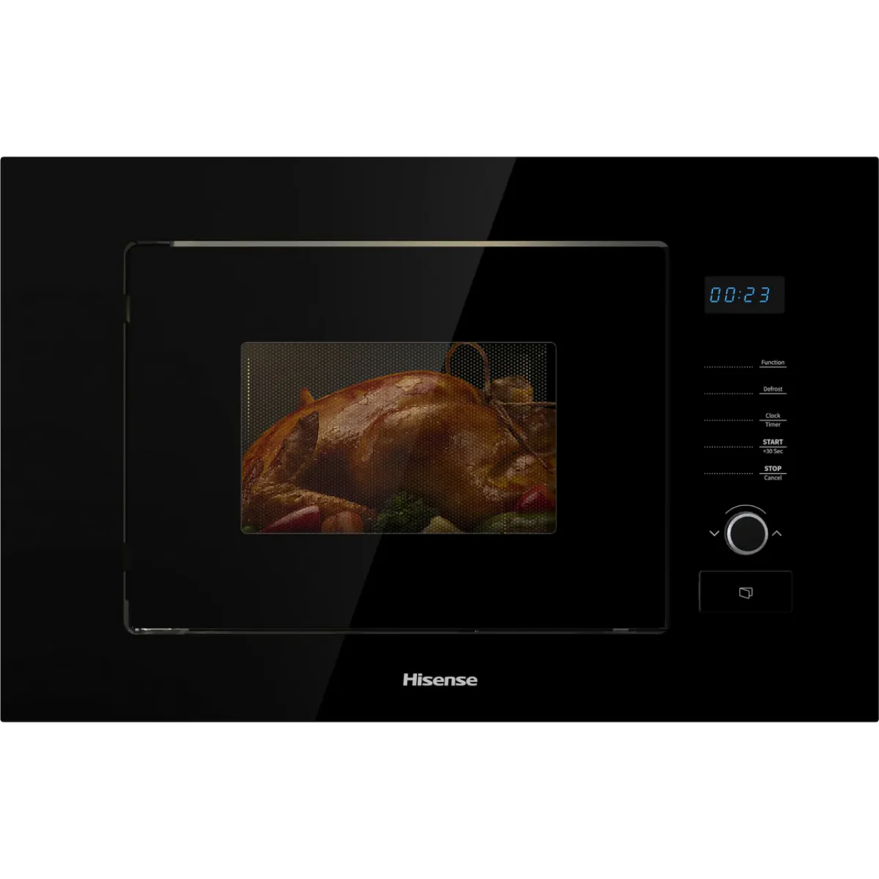 Hisense HB20MOBX5UK 39cm High, Built In Small Microwave - Black (EX-DISPLAY/A)