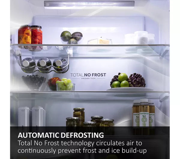 Haier FD 70 Series 5 HFR5719ENMP Frost Free Multi-door American Fridge Freezer - Platinum Inox (EX-DISPLAY/C)
