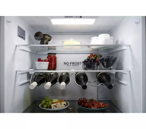 Haier FD 70 Series 5 HFR5719ENMP Frost Free Multi-door American Fridge Freezer - Platinum Inox (EX-DISPLAY/C)