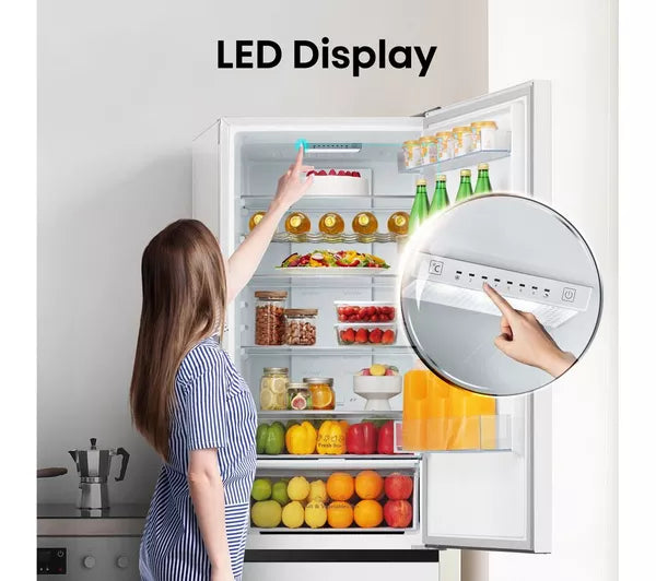 Hisense RB435N4BWE 200cm High 70/30 Frost Free Fridge Freezer - White (EX-DISPLAY/A)