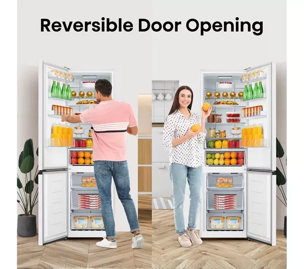 Hisense RB435N4BWE 200cm High 70/30 Frost Free Fridge Freezer - White (EX-DISPLAY/A)