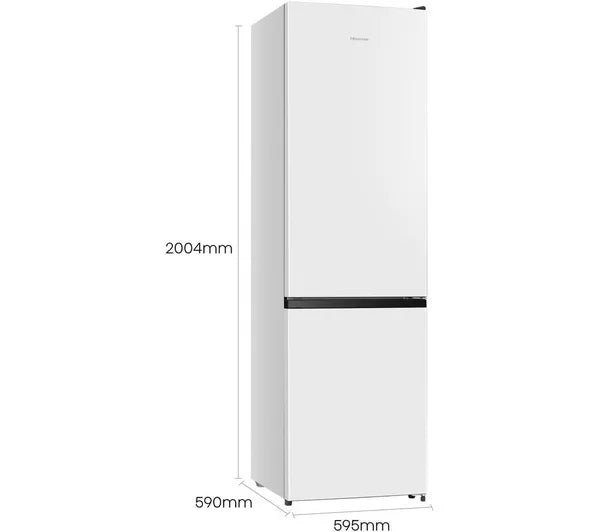 Hisense RB435N4BWE 200cm High 70/30 Frost Free Fridge Freezer - White (EX-DISPLAY/A)