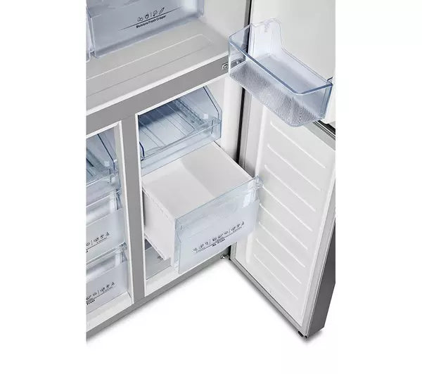 Hisense RQ563N4SI2 Total No Frost American Fridge Freezer - Stainless Steel (EX-DISPLAY/B)