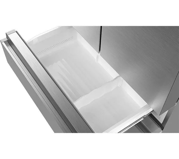 Hisense PureFlat RF749N4SWSE Non-Plumbed Frost Free American Fridge Freezer - Stainless Steel (EX-DISPLAY/B)