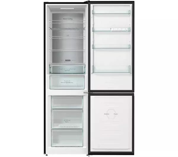 Hisense RB470N4SFCUK Wifi Connected 60/40 Frost Free Fridge Freezer - Stainless Steel / Black (EX-DISPLAY/A)