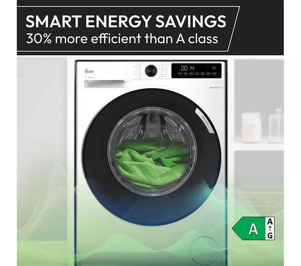 HOOVER H-WASH 400 BH4S69M6DB9J-80 Integrated WiFi-enabled 9 kg 1600 Spin Washing Machine (EX-DISPLAY/C)