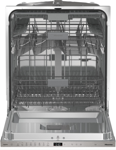 Hisense HV673C60UK Wifi Connected Fully Integrated Standard Dishwasher - Stainless Steel Control Panel with Fixed Door Fixing Kit (EX-DISPLAY/C)