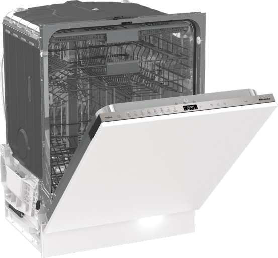 Hisense HV673C60UK Wifi Connected Fully Integrated Standard Dishwasher - Stainless Steel Control Panel with Fixed Door Fixing Kit (EX-DISPLAY/C)