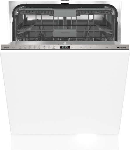 Hisense HV673C60UK Wifi Connected Fully Integrated Standard Dishwasher - Stainless Steel Control Panel with Fixed Door Fixing Kit (EX-DISPLAY/C)