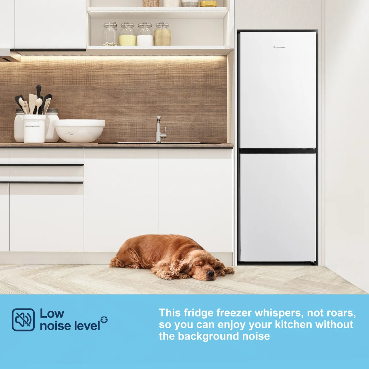 Fridgemaster MC55240E Fridge Freezer - White #17409
