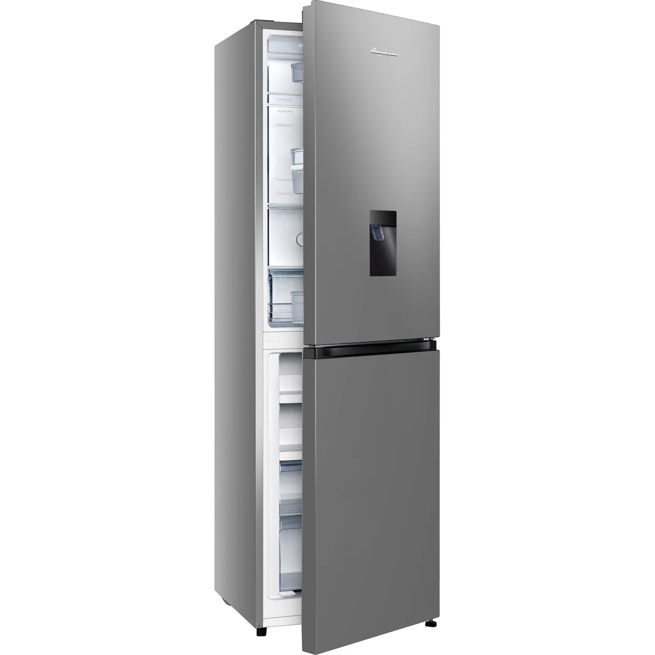 Fridgemaster MC55251DES Frost Free Fridge Freezer - Silver (EX-DISPLAY/C)