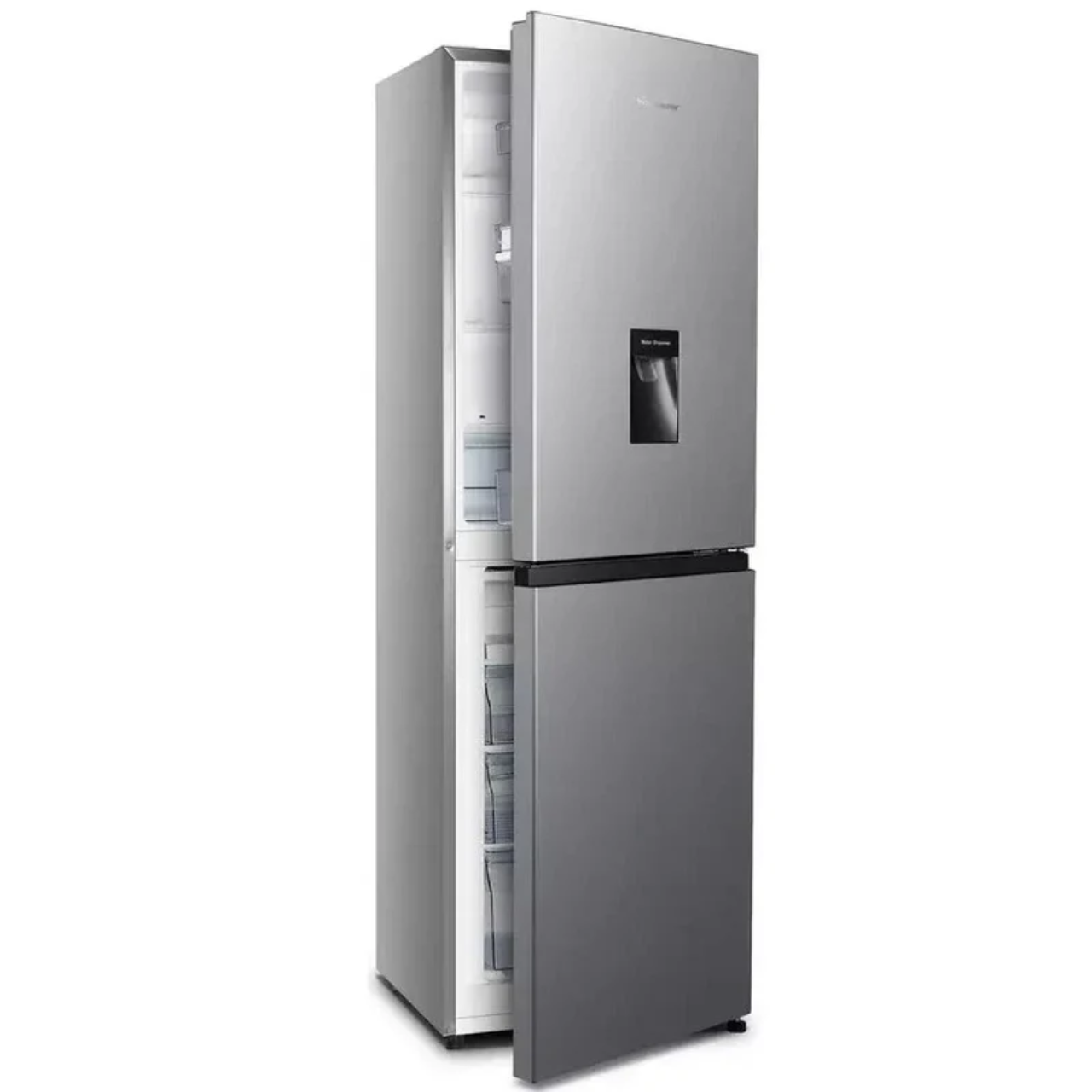 Fridgemaster MC55240DES Fridge Freezer - Silver (EX-DISPLAY/A)