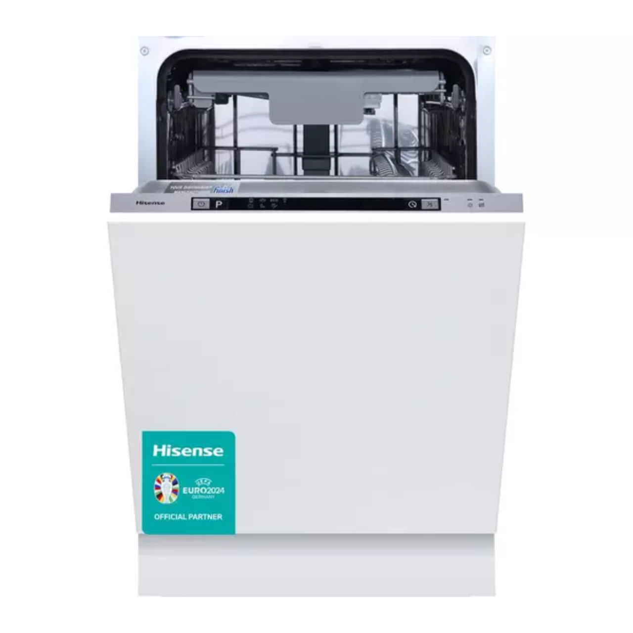 Hisense HV523E15UK Fully Integrated Slimline Dishwasher - Silver Control Panel (EX-DISPLAY/B)