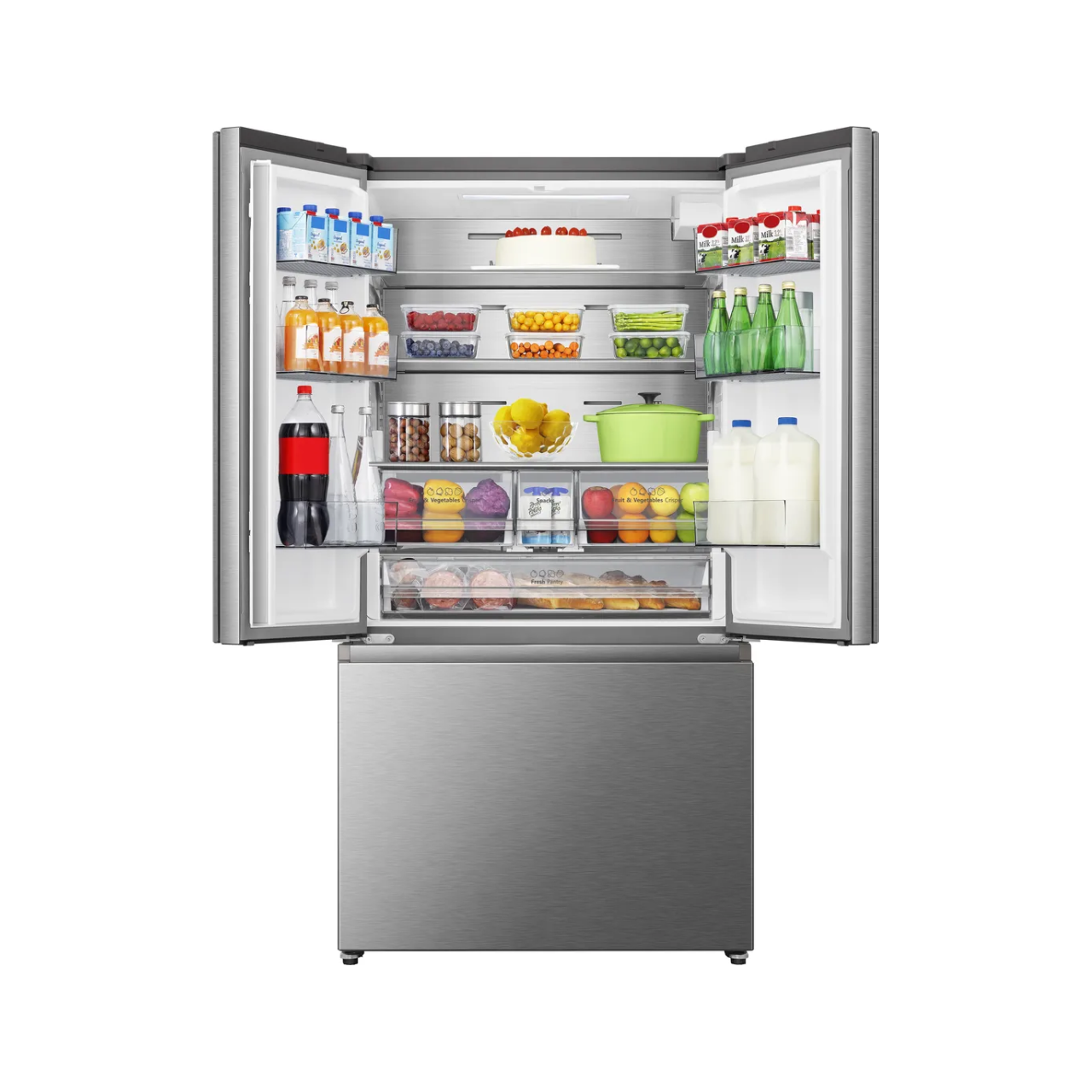 Hisense RF815N4SESE Total No Frost American Fridge Freezer - Stainless Steel (EX-DISPLAY/B)