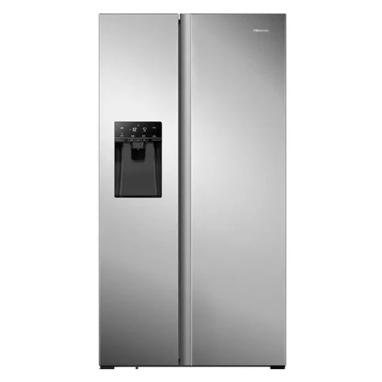 Hisense RS694N4TIE Non-Plumbed Frost Free American Fridge Freezer - Stainless Steel (EX-DISPLAY/C)